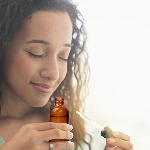 24 Pack 1oz Amber Glass Bottles with Glass Eye Droppers for Essential Oils, Perfumes & Lab Chemicals (Brush, Funnels, 2 Extra Droppers, 36 Pieces Labels & 30ml Measuring Cup Included) - color: Amber