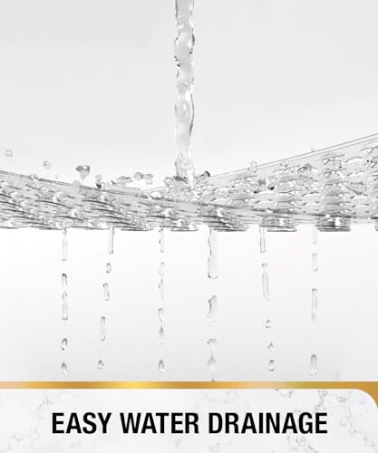 HITSLAM Shower Mat Anti Slip, Square Bath Mat for Tub Non Slip with Suction Cups and Drain Holes, 24x24 Inch Bathroom Shower Stall Floor Mat, Machine Washable, Soft on Feet, Clear - color: Clear, size: 24" x 24" (Square)