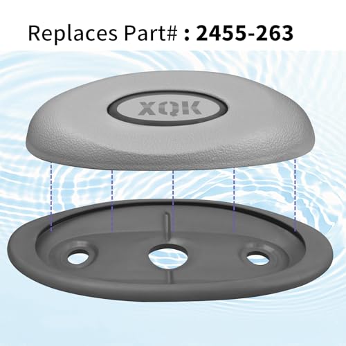 4 Pack 2472-824 Spa Oval Pillow Insertt and Back Mount -Enhanced Support, Ultimate Spa Relaxation，Fit for 2004–2017 Nearly All Jacuzzi J-300 Series hot tubs（2455-263）