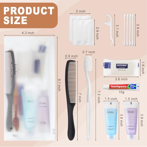 10 Sets Toiletry Kits Homeless Personal Hygiene Kit Bulk Homeless Care Package Supplies Travel Toiletry Kit Homeless Hygiene Kit Bulk for Men Women Charity Disposable Toiletry Kit(10-IN-1) - size: Pack of 10