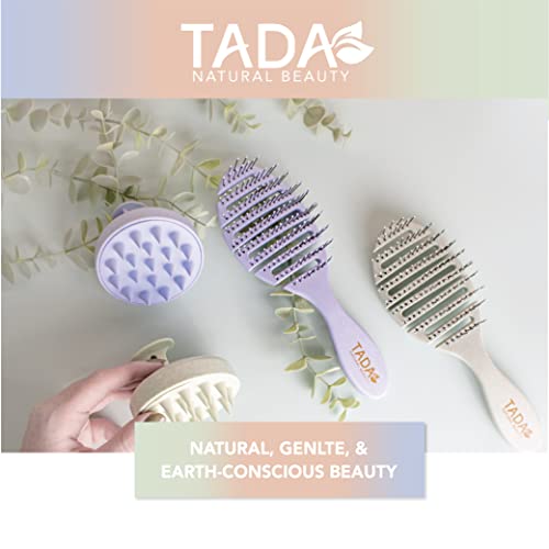Scalp Massager Shampoo Brush for Hair Growth & Stress Relief | Soft Silicone Scalp Scrubber for Deep Cleansing & Exfoliation (Beige) - color: Beige