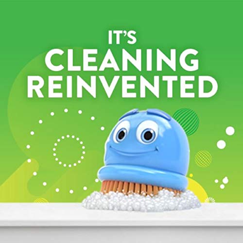 Scrubbing Bubbles Fresh Gel Toilet Bowl Cleaning Stamps, Helps Keep Toilet Clean and Helps Prevent Limescale & Rings, Rainshower Scent, 1 Dispenser with 6 Fresh Gel Stamps (Pack of 6) - size: 1.34 Ounce (Pack of 6)