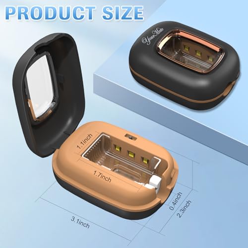 YourMate Rechargerable UVC Toothbrush Sanitizer Case Pro Compatible with Electric Toothbrush Heads/Regular Toothbrushes Travel Toothbrush Covers Case Magnetic Holder for Houshold/Traveling Black - color: Black