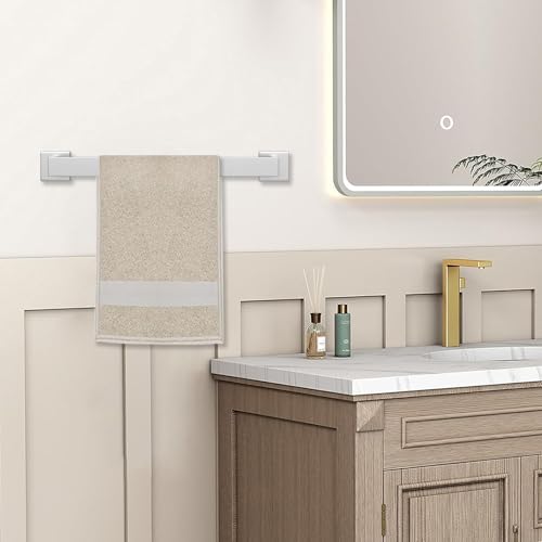 JOPOFI 5 Piece Towel Bar Set - 15.7 Inch Bath Towel Holder - Brushed Nickel | Stainless Steel Towel Racks for Bathroom Wall Mounted, Towel Rod for Bathroom Wall - color: Brushed Nickel（5 Piece）, size: 15.7 inch