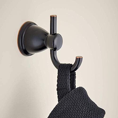 Franklin Brass 5-Piece Oil Rubbed Bronze Bathroom Set (2) Towel Racks, Ring, Toilet Paper Holder, Hook | Kinla Bath Accessories - color: Oil Rubbed Bronze, style: 5-Piece Bath Accessory Set