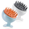 2 Pack Scalp Massager, Hair Scalp Massager Shampoo Brush, Scalp Scrubber Soft Silicone Bristles to Remove Dandruff, Ease for All Hair Types - for Women, Men, Wet & Dry Hair