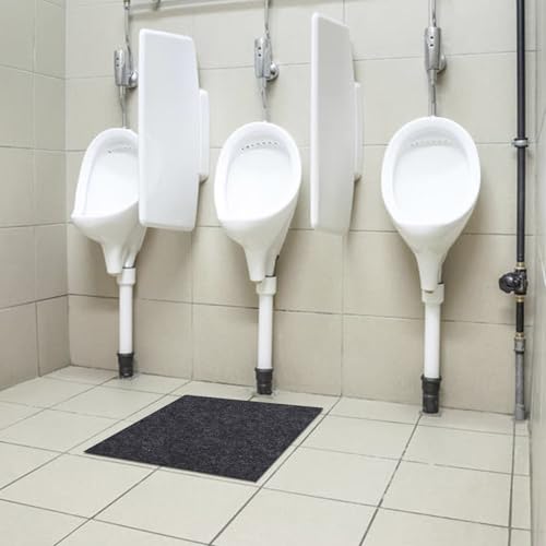 Urinal Mats，Bathroom Floor Protector,Urinal Floor Mats,Toilet Urinal Mat,Absorbent Material,Waterproof Layer,Anti-Slip,Durable and Machine Washable (Urinal Mats -24x30in)