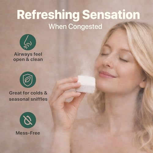 Shower Steamers Aromatherapy - USA Made | Natural Ingredients & Eucalyptus Essential Oil, Large Shower Bombs, Relaxation Spa Gifts for Women & Men - size: 7 Count (Pack of 1)