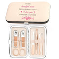 Christmas Gifts for Mom,Mom Christmas Gift Moms Mother Birthday Valentines Day Mothers Day Gift from Daughter Son Stocking Stuffers Nail Clippers Manicure Kit for Women Pedicure Cuticle Trimmer Set - color: Pink Mom