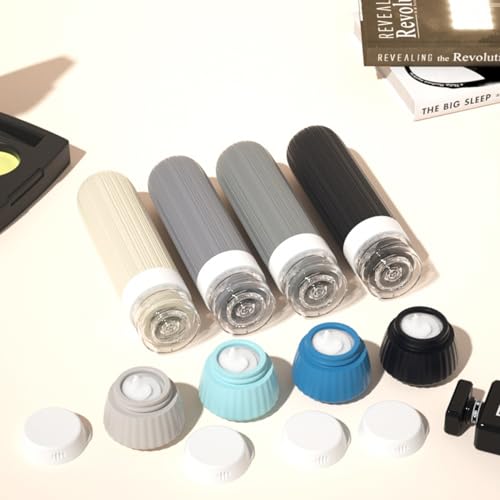 18Pack Travel Bottles for Toiletries TSA Approved Silicone Travel Containers for Toiletries, Leak Proof Refillable Liqus Shampoo And Conditioner travel Essentials toiletry Bottles (BPA Free) - color: Black