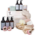 17-Piece Spa Gift Box for Women | Includes Eye Mask, Candle, Robe, Loofa, Bath Bombs, Face Masks, Bubble Bath, Lotion, Body Wash, Shampoo, Conditioner, Bath Salts & Socks | Perfect Gift! - style: 17 Pieces