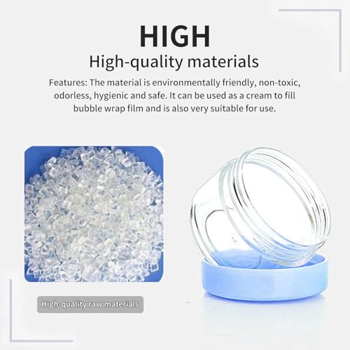 12 Pcs 15ml/0.5oz Small Travel Containers, 4 Pcs Makeup Spatula, Clear Plastic Cosmetic Jar Refillable Roun for Lotion Cream Products Sample Bottles, Plastic with Screw on Lid Container (blue) - color: blue