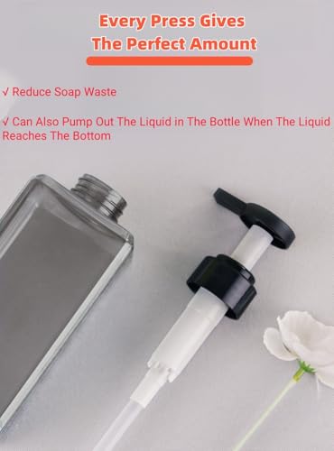 Shampoo and Conditioner Dispensers 25OZ Refillable Large Shower Bottles 2Pack Hand Soap Dish Soap Dispenser with Waterproof Labels Square Pump Bottle for Bathroom and Kitchen- Gray, 750ml - color: Gray - 2pack 25oz