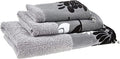 Zahari Home Erica Bathroom Towel Set - 3 Piece Modern Decor Grey Towel Set - color: Erica, style: 3 Piece Towel Set