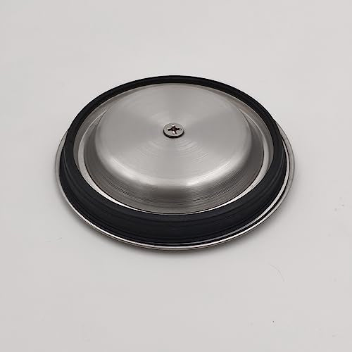 GZILA Kitchen Sink Stopper Replacement, Sealing Lid Sink Drain Stopper for 3-1/2 Inch Standard Drains Assembly, 304 Stainless Steel with Rubber Gasket, Brushed Nickel