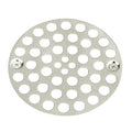 Artiwell 4’’ Shower Strainer Drain Trim Set, Solid Brass Screw-in Shower Strainer Drain Cover, Replacement Strainer Grid by Artiwell, Machine & Self-Tapping Screws Included (Brushed Nickel) - color: Brushed Nickel