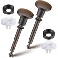 Enhon 2 Set Tub Spout Diverter Repair Kit, Includes 2 x Diverter Valve Stems, 2 x Cup Seals and 2 x Gates, Bathroom Shower Bathtub Leaky Faucet Repair Replacement Parts(Oil Rubbed Bronze,Classic) - color: Oil Rubbed Bronze