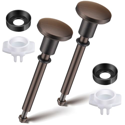 Enhon 2 Set Tub Spout Diverter Repair Kit, Includes 2 x Diverter Valve Stems, 2 x Cup Seals and 2 x Gates, Bathroom Shower Bathtub Leaky Faucet Repair Replacement Parts(Oil Rubbed Bronze,Classic) - color: Oil Rubbed Bronze