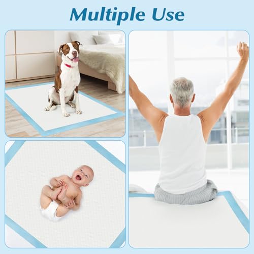 Wowflash Super Absorbency Disposable Leakproof Underpads with Quick Drying for Baby, Adults, Puppy, Dog Bed Pee Pads, Extra Large, XXL Incontinence Pads, 30” x 36”, 50 Count - size: 50 Count 30" x 36"
