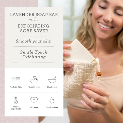 Lizush Luxury Spa Gifts for Women – 7 Piece Lavender Gift Set with Candle, Gift Baskets for Women, Body Care Set for Mom, Birthday Box, Relaxation & Self Care Spa Kit for Wife – Handmade in the USA - size: Lavender 7 Piece