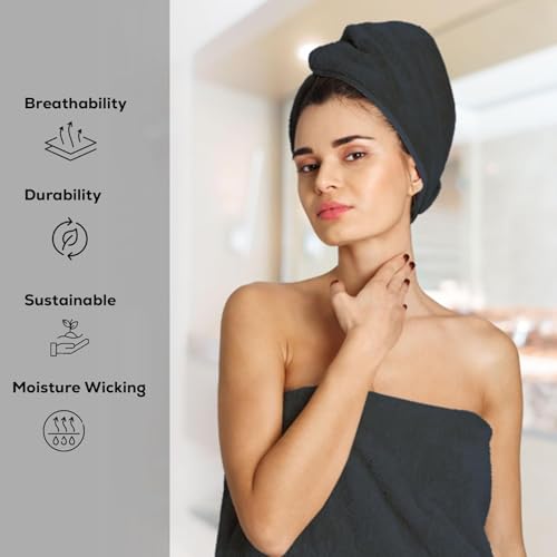 GOLD TEXTILES Premium Bath Towels Set (Pack of 24,27 x 54) 100% Ring-Spun Cotton Bathroom Towels for Hotel, Spa, Soft and Absorbent (27 x 54, Grey - 24 Pcs) - color: Grey, size: 24 Pack 27x54