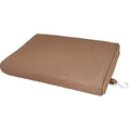 AEROiVi Shower Seat Cushion, Shower Chair Cushion for Transfer Benches in Bathtub, Cushion for Sauna, 3D Mesh Pad with Hook, Slip-Resistant, Design for Elderly, Senior, Handicap Disabled - size: Brown