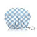 Shower Cap Adjustable Waterproof Double Layer Elastic Reusable Hair Bath Cap Cute Aesthetic for Women Girls-Checkered - color: R1-Checkered