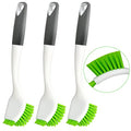 3 Pack Dish Brush,Dish Scrub Brush, Kitchen Scrub Brush for Cleaning Dishes, Double Sided Bristles Scrubber Cleaner for Dishes,Sink,Pots,Pans,Bathroom Shower,Tile,Tubs