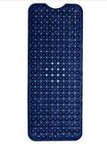 ENKOSI Bath Mat - Large Non Slip Bathtub & Shower Mat - Extra Long 40 x 16 Inch Bathroom Mats for Tub Nonslip Anti Slip Bathmats (40x16 Navy 1-Pack) - color: Navy Blue