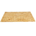 Mind Reader Bath Mat, Shower Mat, Bathtub Mat, Bathroom Accessory, Wood, Rayon from Bamboo, 23.5"L x 16.5"W x 0.4"H, Brown - style: Bath Mat