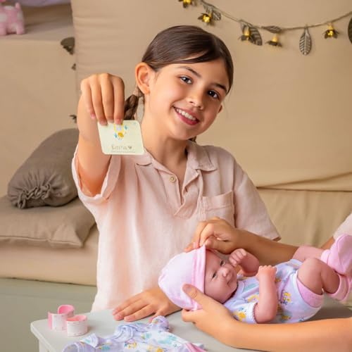 8 piece Layette Baby Doll Gift Set | JC Toys - La Newborn Nursery | 14" Life-Like Doll w/ Accessories | Pink | Ages 2+ - color: Pink