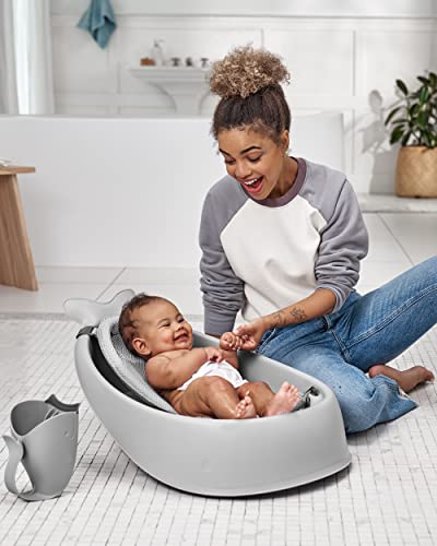 Skip Hop Baby Bath Rinse Cup MOBY Tear-Free Waterfall Rinser Grey Age 0+,(Pack of 12) - style: Moby Rinser Grey (Pack of 12)