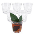 Plastic Drinking Glasses Set of 6, Unbreakable Water Tumbler, Acrylic Plastic Cups, Reusable Kids Drinking Cups for Children Kitchen Cocktail Picnic Party Juice Whiskey Wine (6pc-clear-160ml/5.4oz) - color: 6pc-clear-160ml/5.4oz