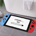 Gaming Bath Mat, Gamer Bath Rugs Non-Slip Absorbent PlayStation Rug Video Game Rug for Bathroom Floor Tub Kids Bathroom Rugs - color: Blue-white-red
