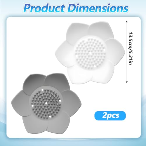 2 Pack Silicone Soap Dishes with Draining, Shower Steamer Tray | Self Draining Soap Holder, Shower Steamer Tray, for Bathtub Sink Bathroom Decor