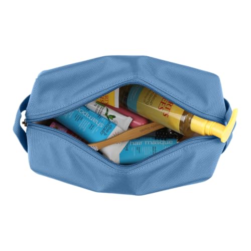 Carhartt Durable Travel Kit, Organize Essentials W/the Water Resistance Toiletry Bag, Workwear Blue - color: Workwear Blue