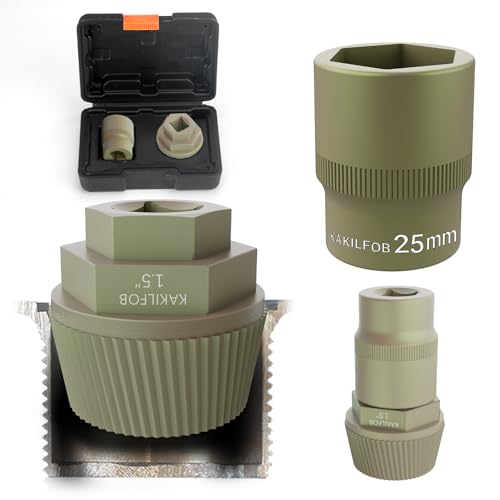 Tub Drain Removal Tool, Plating Coating Tub Drain Extractor with 1-inch Socket, Remove the Old, Broken, Stubborn, Rusted Drain Tub Bathtub Stopper, Strong Grab Plumbing - size: 2 Pieces