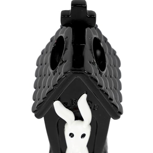 Jay Franco Disney Nightmare Before Christmas Toothbrush Holder - Black & White Resin Pencil Holder Features Zero - Bathroom Storage - color: Black - Nightmare Before Christmas