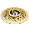 LKEYE Shower Drain Hair Catcher/Bathroom Drain Cover/Bathtub Drain Strainer/Shower Stall Drain Protector(Bronze) - color: Bronze