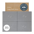 Dorai Home Stone Bath Mat for Bathroom | Quick-Drying Diatomaceous Earth Shower Mat, Non-Slip Natural Stone Modern Bathroom Rug, Customizable Design | Ash, Large - 22.3" x 31.6" x 0.6" - color: Ash