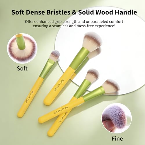Makeup Brushes, Quality Make Up Brushes 28Pcs Makeup Brushes Set Professional, Beginner Make-up Sets With Case, Soft Brush Kits Sponges Masks Spatula,Travel-Friendly Women Girls Gift Sets - color: The Green Orange