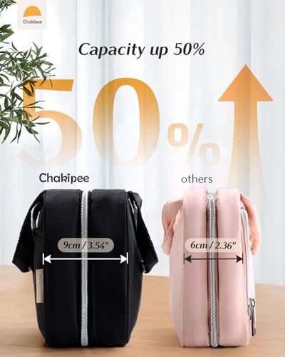Travel Hanging Toiletry Bag for Women - Waterproof Cosmetic Organizer with Clear Window, Lightweight Bathroom Bags for Essentials, Makeup, Shampoo, Toiletries Black, Medium - color: Black, size: M (10.8x6.9x3.5inch)