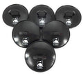 G.B.S Soft Scalp Massage Brush for Women and Men, Black, Pack of 6 - color: 6black