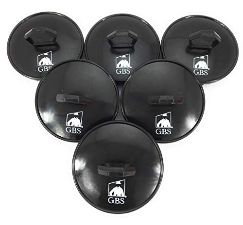 G.B.S Soft Scalp Massage Brush for Women and Men, Black, Pack of 6 - color: 6black