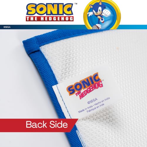 Sega Sonic The Hedgehog Gamer Kids Non Slip Poly Knit Plush Bathroom Mat Rug (Officially Licensed Product) By Franco - color: Sonic the Hedgehog