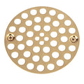 Artiwell 4’’ Shower Strainer Drain Trim Set, Solid Brass Screw-in Shower Strainer Drain Cover, Replacement Strainer Grid by Artiwell, Machine & Self-Tapping Screws Included (Champagne Bronze) - color: Champagne Bronze