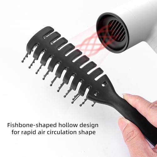Brush for Man Styling,Vent Brush, Wide Tooth Comb & Texture Comb Set | 3Pcs Hair Brush for Faster Blow Drying, Detangling &Slick Back