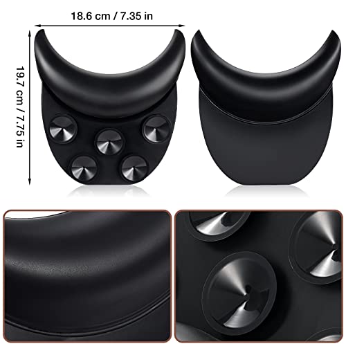 Silicon Shampoo Bowl Neck Rest, Salon Neck Rest Cushion with Suction Cup | Non-Slip Portable Hair Salon Shampoo Sink Gel Neck Pad for Salon Basin, Soft Hair Washing Salon Sink Neck Support for Home