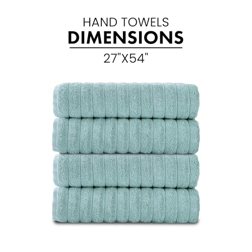 Classic Turkish Towels CTT Premium 4 Pack Bath Towels Set, Made with 100% Turkish Cotton, Spa & Hotel, Quick Drying Towels, Absorbent & Comfy | 27"x54" (SPA Green - color: Spa Green, size: 4-Piece Bath Towel Set