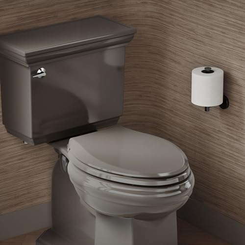 KOHLER CACHET® Nightlight Soft Close Toilet Seat Elongated, ReadyLatch®, Grip-Tight Hardware, Cashmere - color: Cashmere, size: Elongated